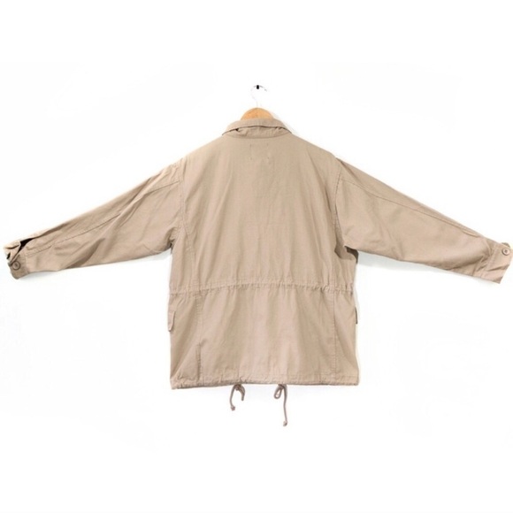 SALE! Khaki Military Anorak Utility Jacket Coat Medium - Picture 13 of 14